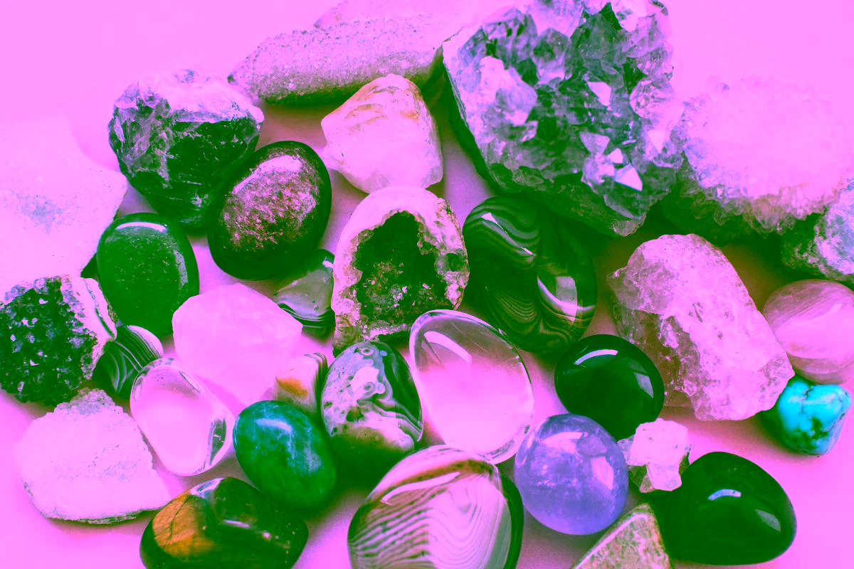 Natural crystals for the jewellery industry